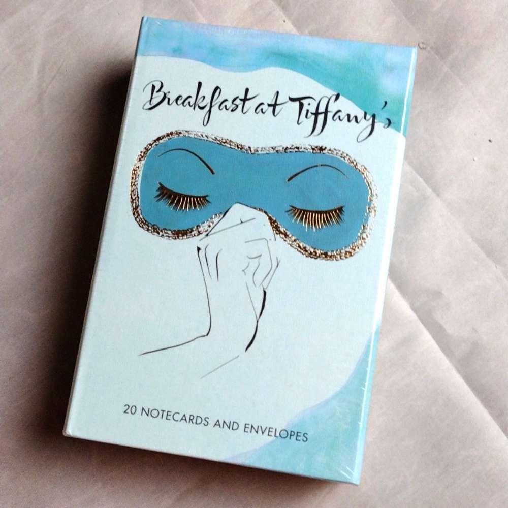 Breakfast at Tiffany's 20 note cards and envelopes